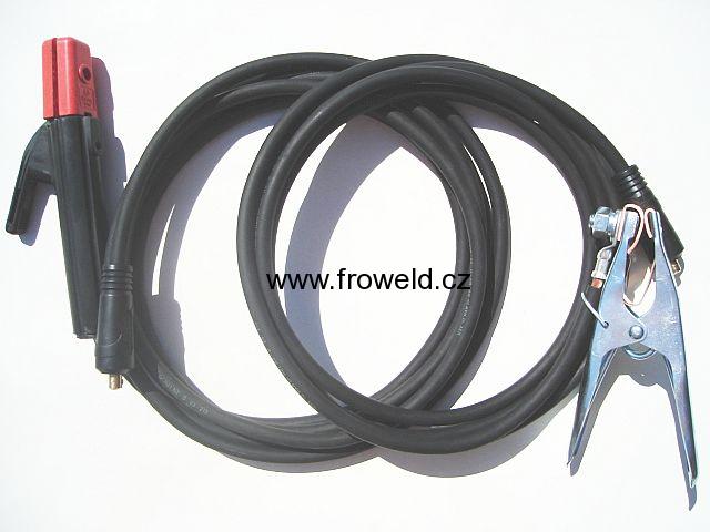 Svařovací kabely 25mm - 3/4m, 10-25