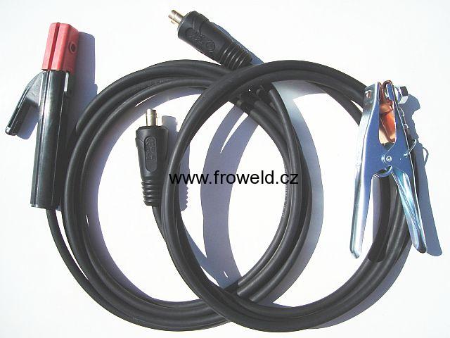 Svařovací kabely 25mm - 3/4m, 20-35