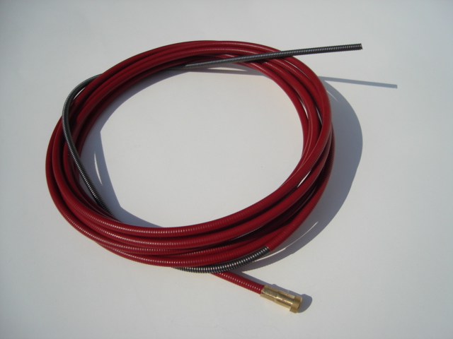 Bowden pro drát 1,0-1,2mm červený - 3 m
