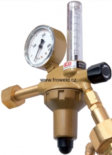 Redukční ventil PROFI (200 bar, 0-20 l/min, plovákový průtokoměr) Dusík