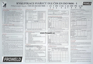 Kvalifikace svářečů dle ČSN EN ISO 9606-1