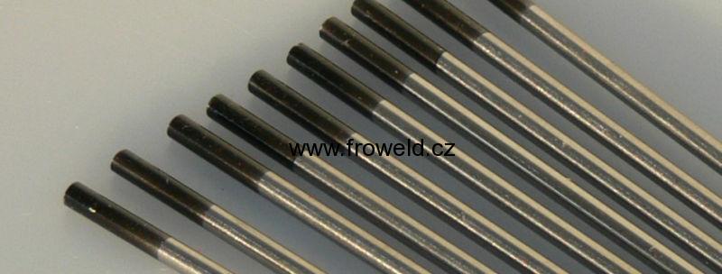 Wolframová elektroda WL10 (černá) - 6,4 x 175 mm