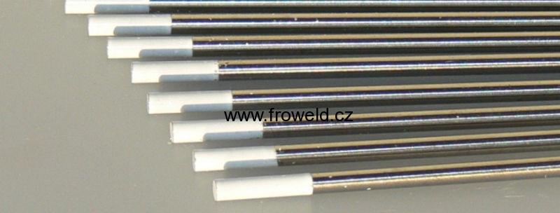 Wolframová elektroda WZ8 (bílá) - 4,0 x 175 mm