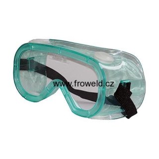 Uzavřené ochranné brýle s nepřímou ventilací pro maximální ochranu